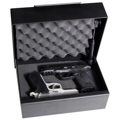 metal gun lock box|lock boxes for firearms.